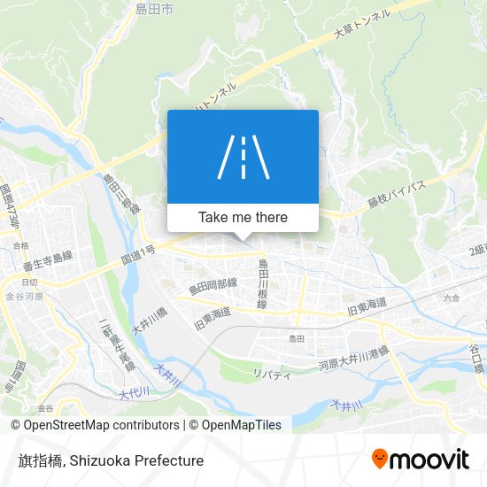旗指橋 map