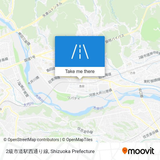 2級市道駅西通り線 map