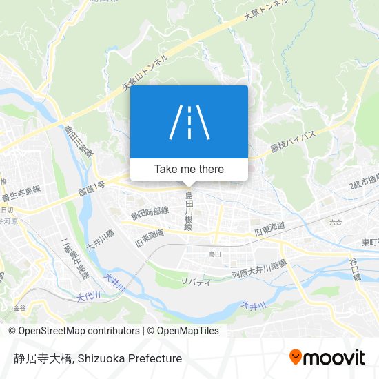 静居寺大橋 map