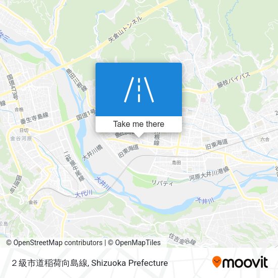 ２級市道稲荷向島線 map