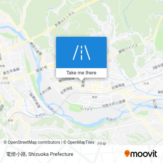 電燈小路 map