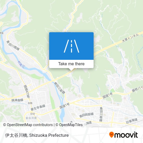伊太谷川橋 map