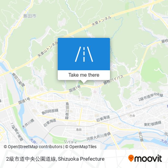 2級市道中央公園道線 map