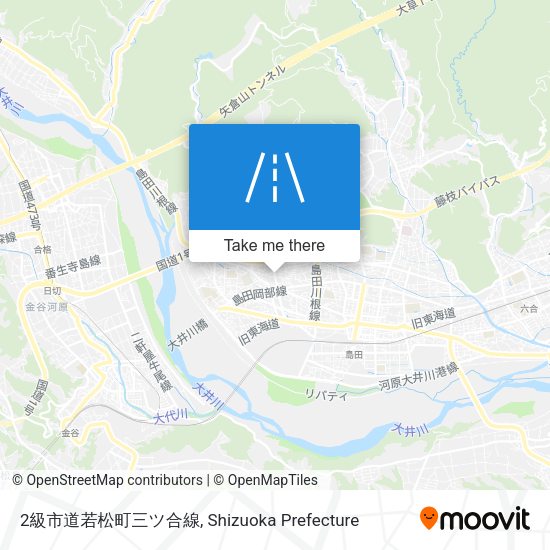 2級市道若松町三ツ合線 map