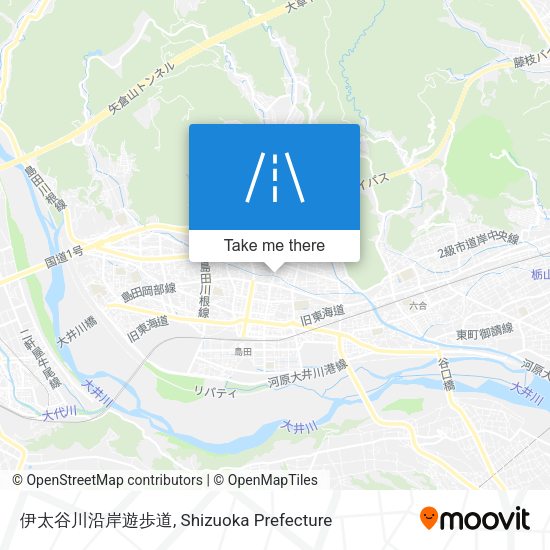 伊太谷川沿岸遊歩道 map