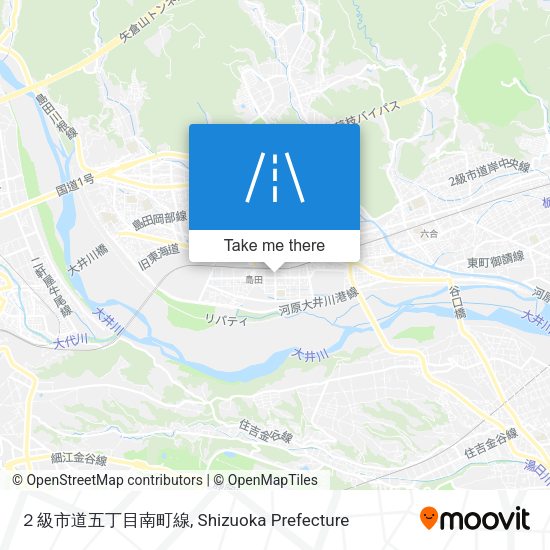 ２級市道五丁目南町線 map