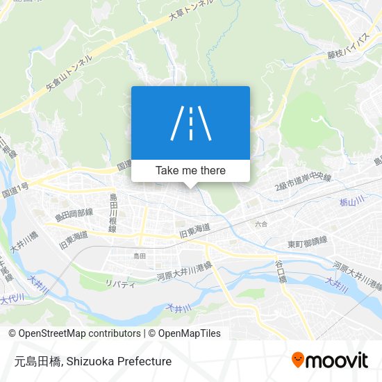 元島田橋 map