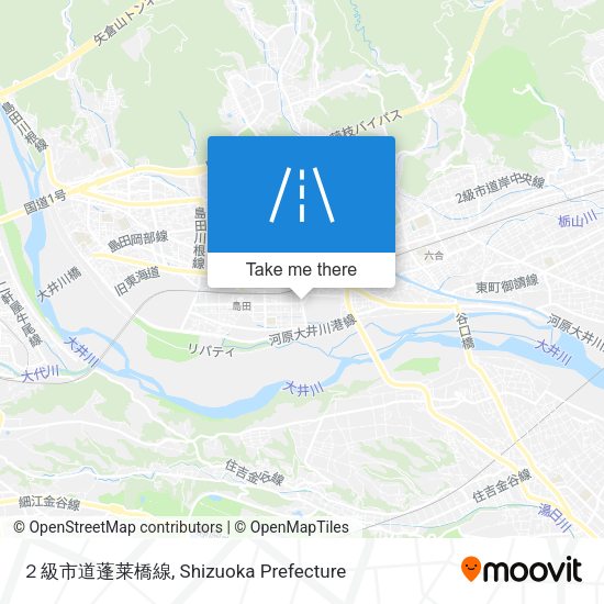 ２級市道蓬莱橋線 map