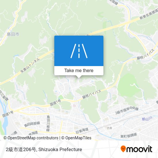 2級市道206号 map