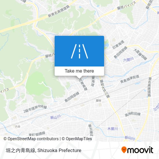 堀之内青島線 map