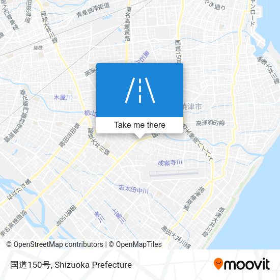 国道150号 map