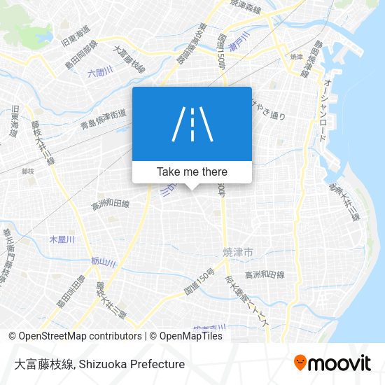 大富藤枝線 map