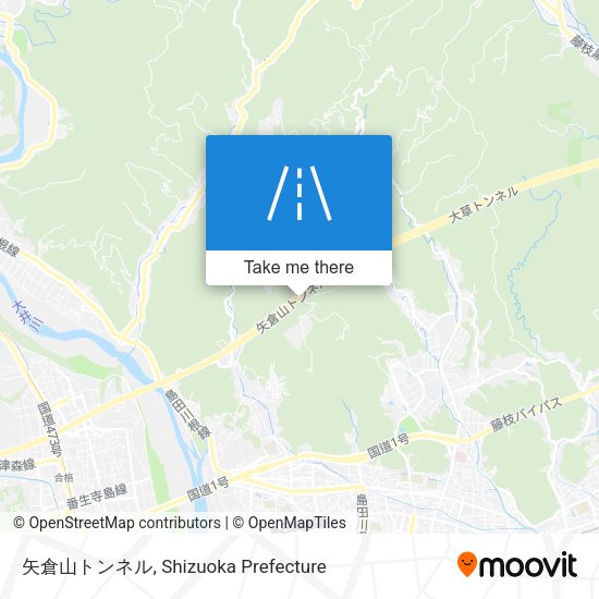 矢倉山トンネル map