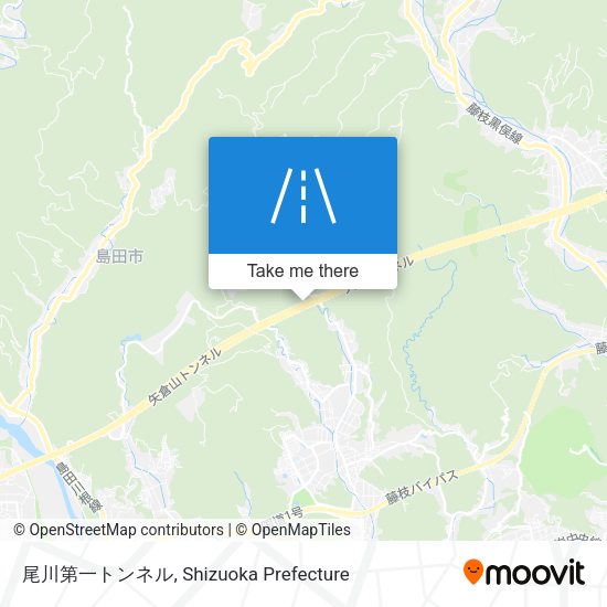 尾川第一トンネル map