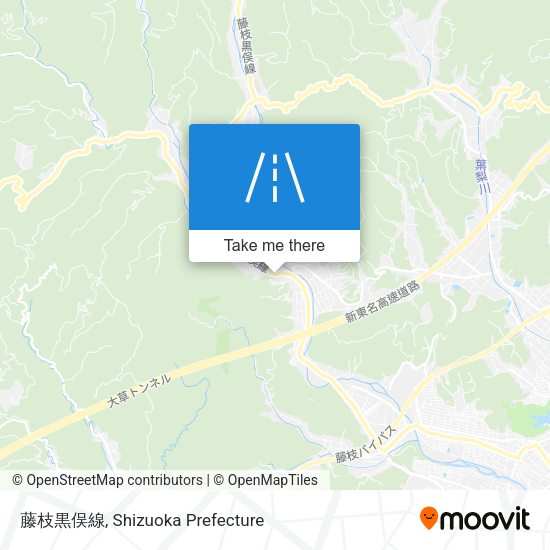 藤枝黒俣線 map