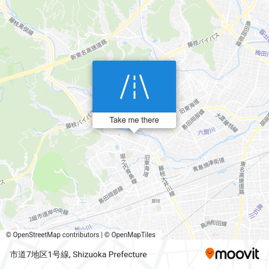 市道7地区1号線 map
