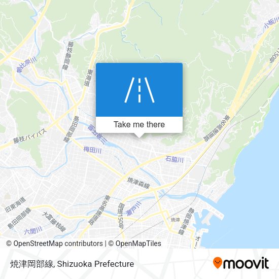 焼津岡部線 map