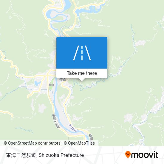 東海自然歩道 map
