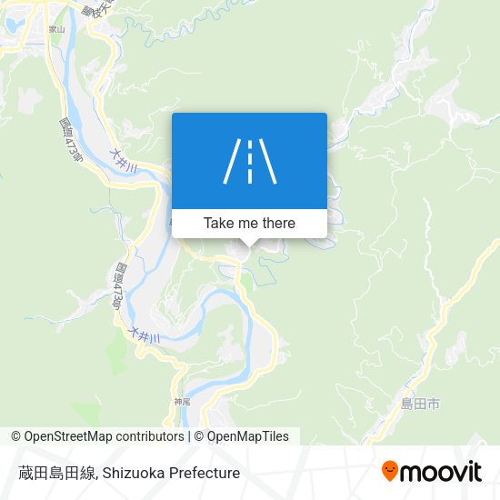 蔵田島田線 map