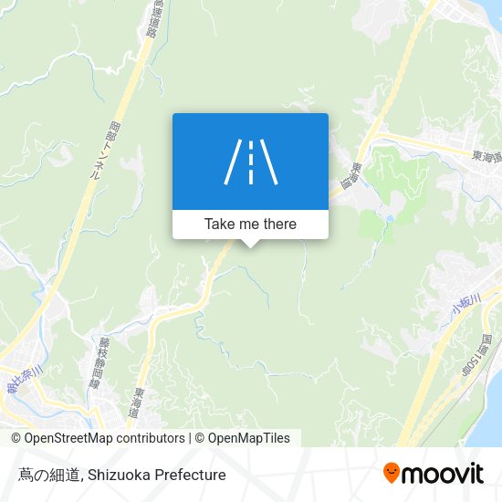 蔦の細道 map