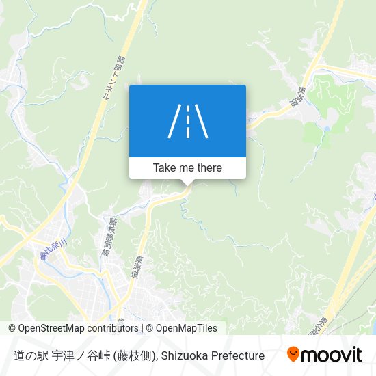 道の駅 宇津ノ谷峠 (藤枝側) map