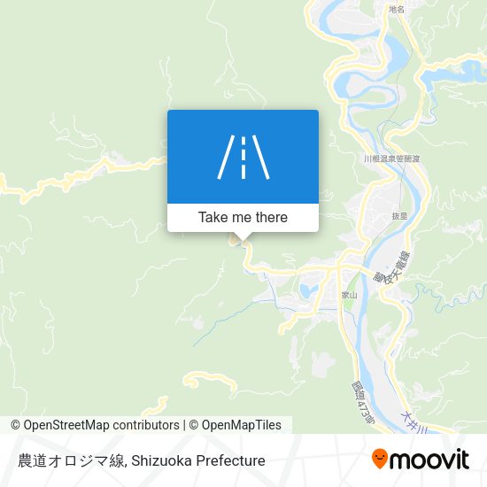 農道オロジマ線 map