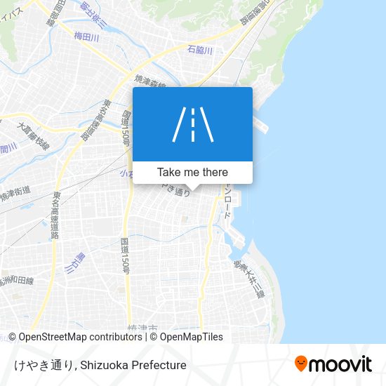 けやき通り map