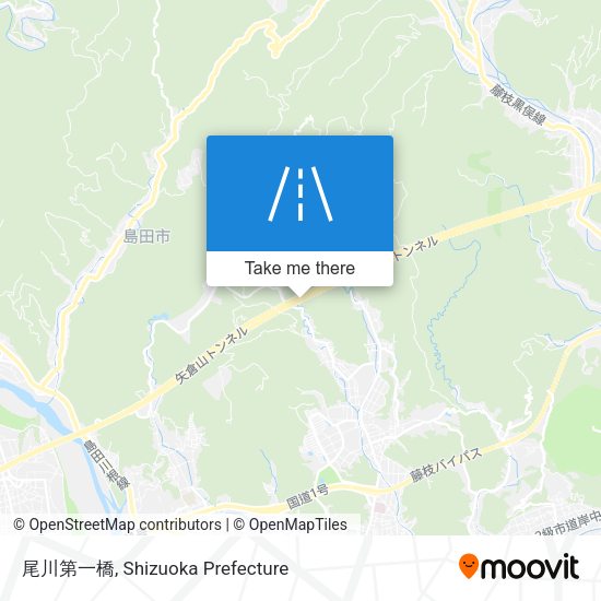 尾川第一橋 map