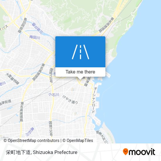 栄町地下道 map