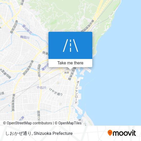 しおかぜ通り map