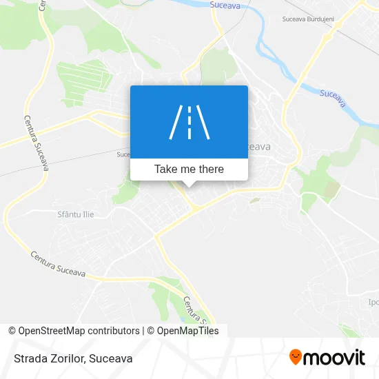 Strada Zorilor map