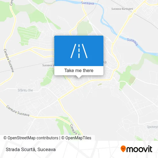Strada Scurtă map