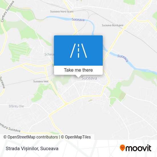 Strada Vișinilor map