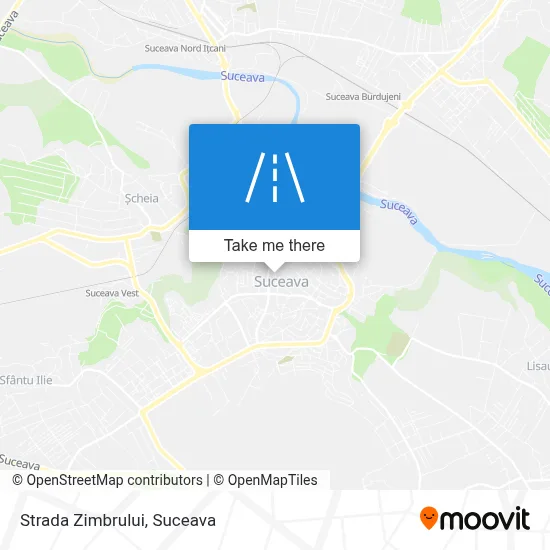 Strada Zimbrului map