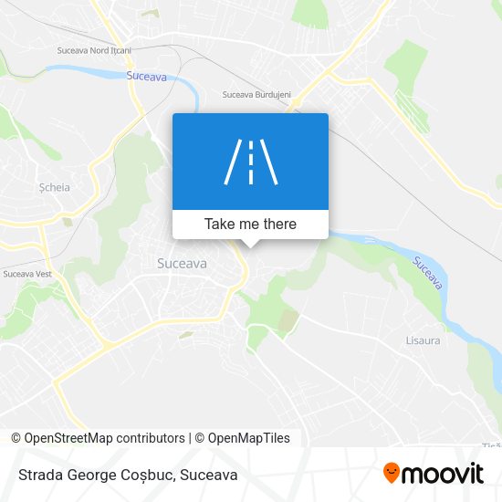 Strada George Coșbuc map