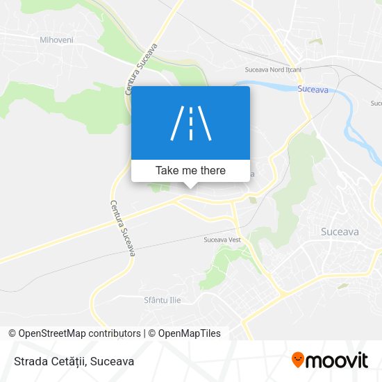 Strada Cetății map