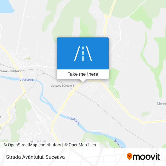 Strada Avântului map