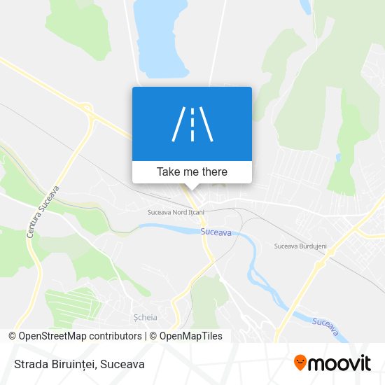 Strada Biruinței map