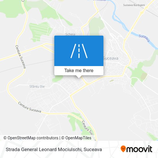 Strada General Leonard Mociulschi map