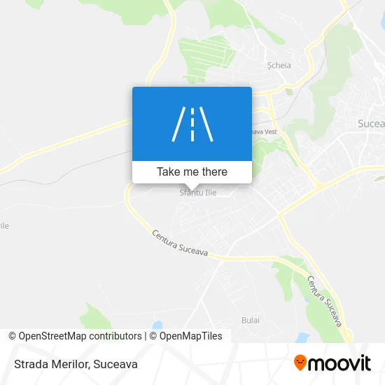 Strada Merilor map