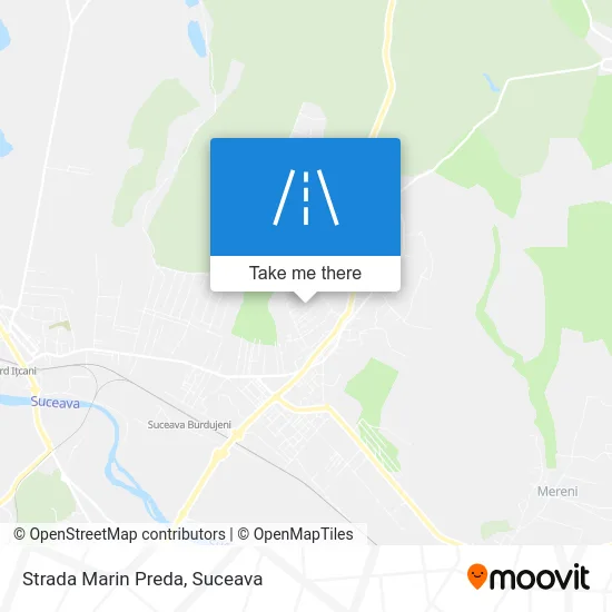 Strada Marin Preda map