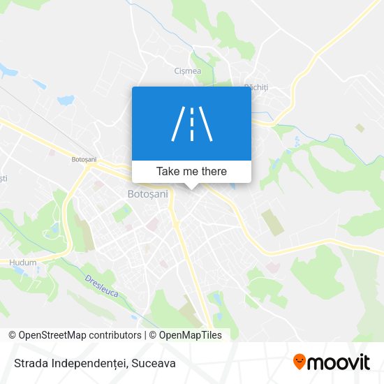 Strada Independenței map