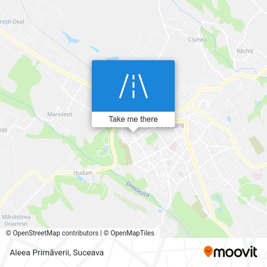 Aleea Primăverii map