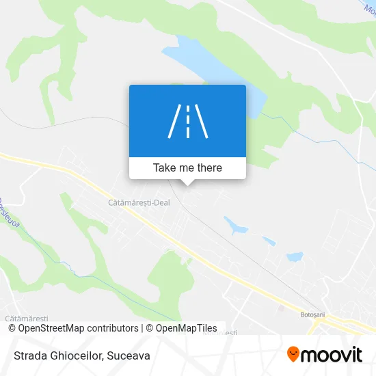 Strada Ghioceilor map