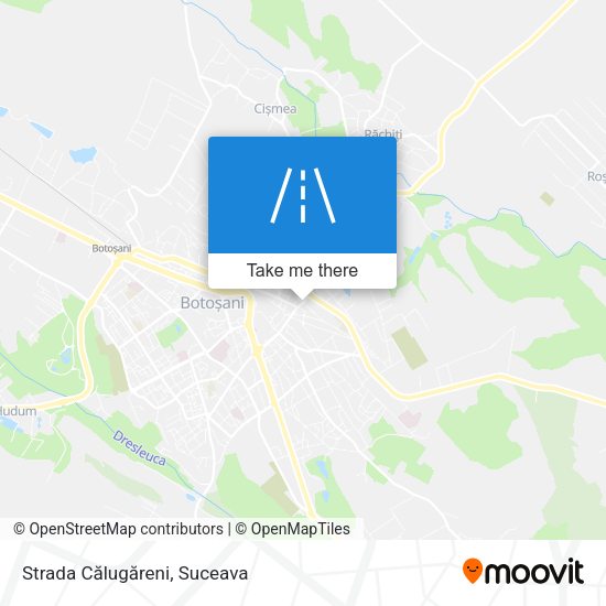 Strada Călugăreni map