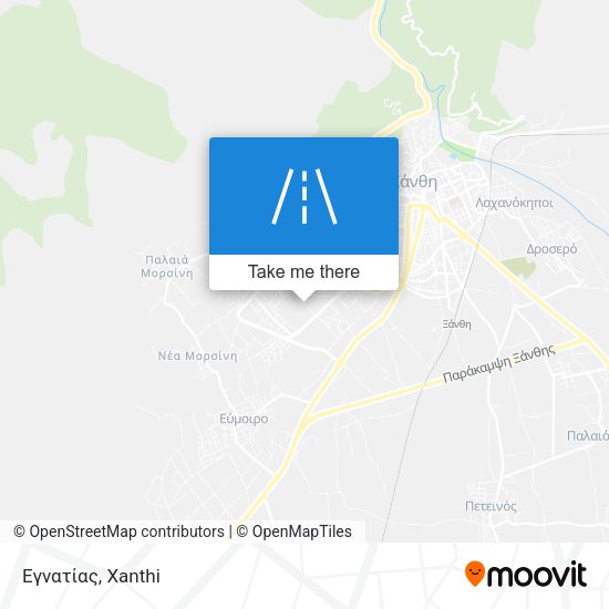 Εγνατίας map
