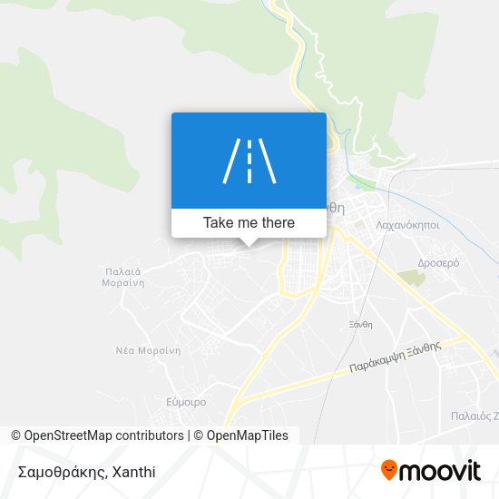 Σαμοθράκης map