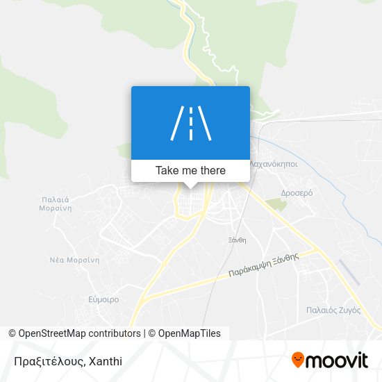 Πραξιτέλους map