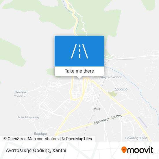 Ανατολικής Θράκης map