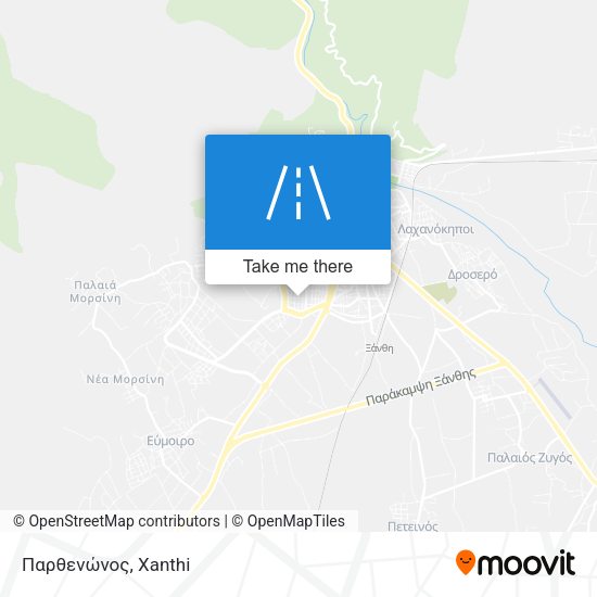 Παρθενώνος map